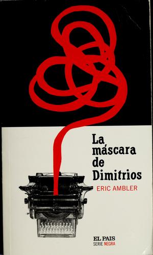 Portada de La máscara de Dimitrios