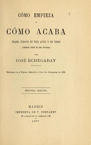 Portada de Cómo empieza y cómo acaba