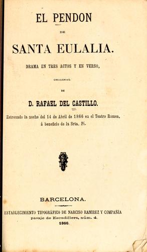 Portada de El pendón de Santa Eulalia