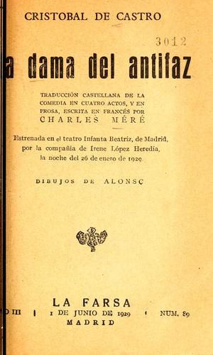 Portada de La dama del antifaz