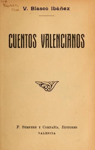 Portada de Cuentos valencianos