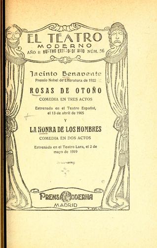 Portada de Rosas de otoño