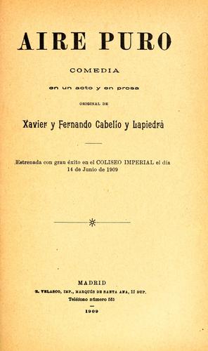 Portada de Aire puro
