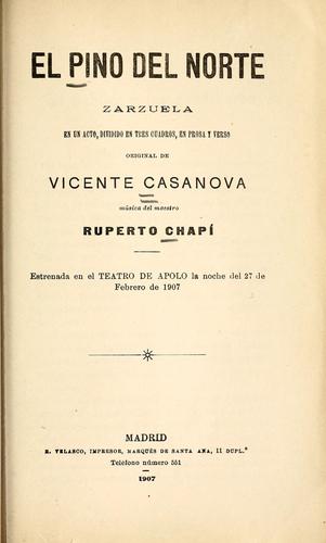 Portada de El pino del norte