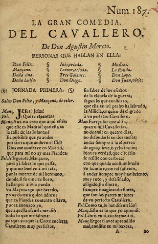 Portada de La gran comedia del cavallero