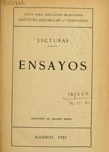Portada de Lecturas