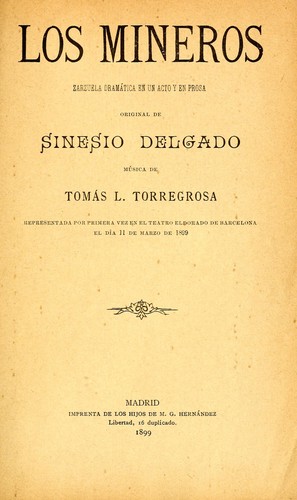 Portada de Los mineros