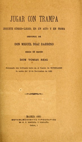 Portada de Jugar con trampa