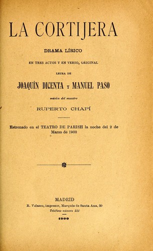 Portada de La cortijera