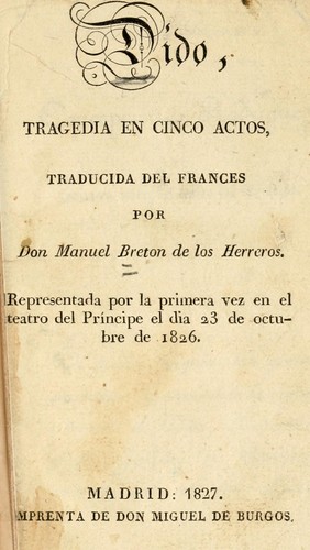 Portada de Dido
