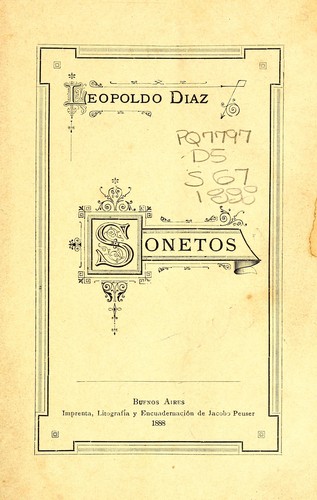 Portada de Sonetos