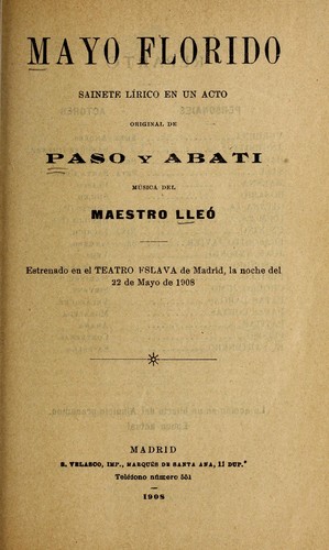 Portada de Mayo florido