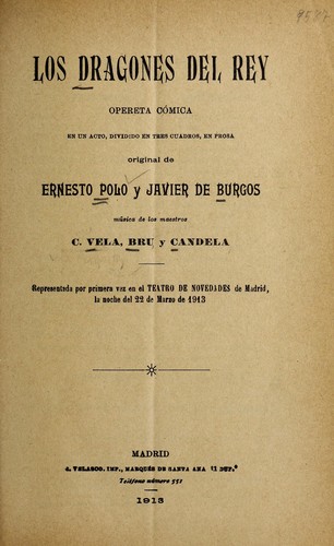 Portada de Los dragones del rey