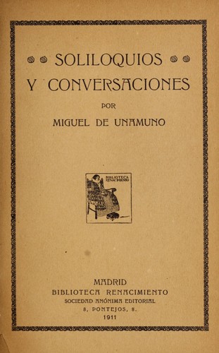Portada de Soliloquios y conversaciones