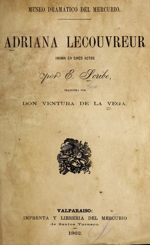 Portada de Adriana Lecouvreur