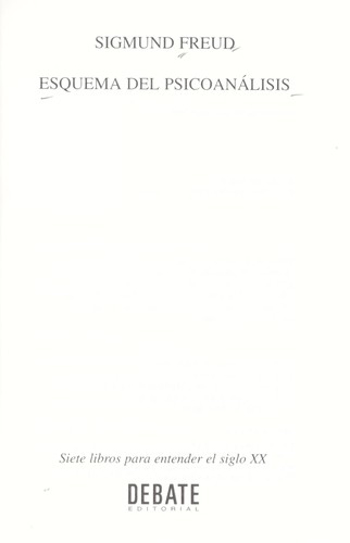 Portada de Esquema Del Psicoanalisis