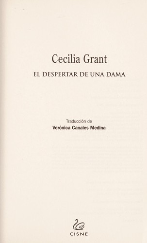 Portada de El despertar de una dama