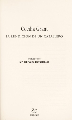 Portada de La rendición de un caballero