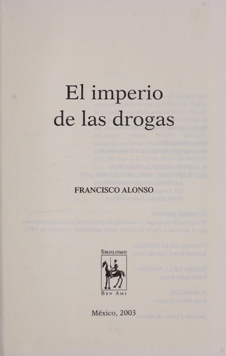 Portada de El imperio de las drogas