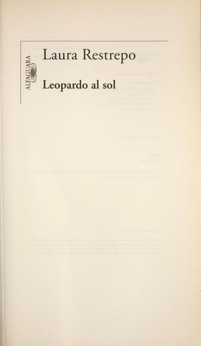 Portada de Leopardo al sol