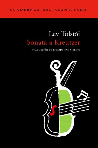 Portada de La sonata a Kreutzer