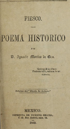 Portada de Fiesco