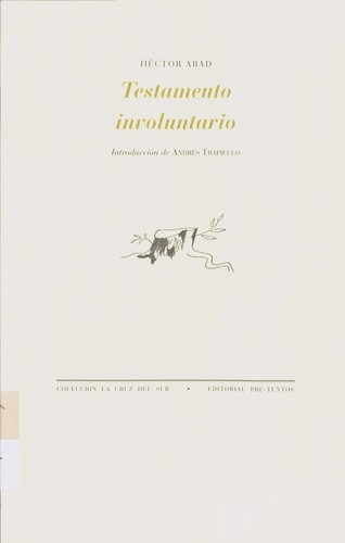 Portada de Testamento involuntario