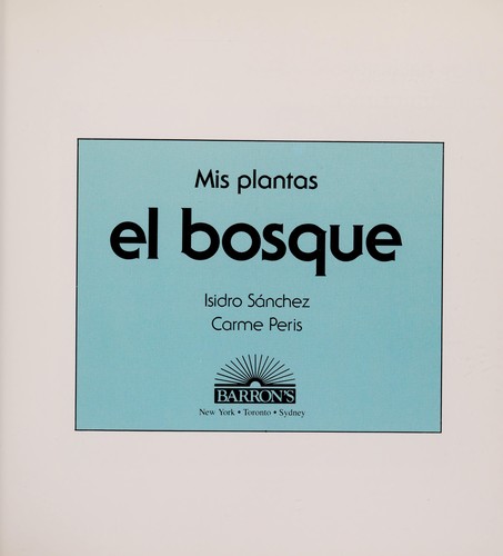Portada de El bosque