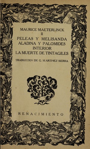 Portada de Peleas y Melisanda