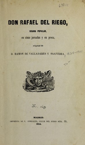 Portada de Don Rafael del Riego