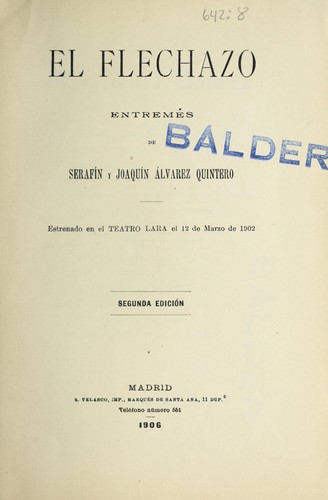 Portada de El flechazo