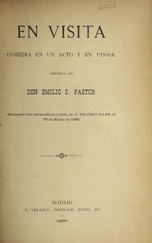 Portada de En visita