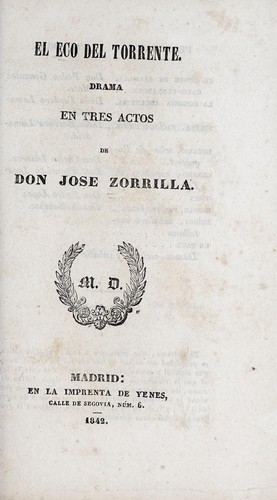 Portada de El eco del torrente