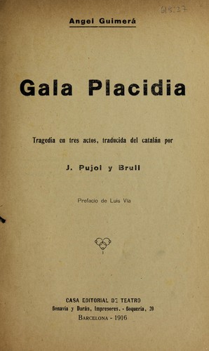 Portada de Gala placidia