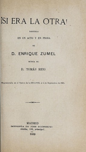Portada de !Si era la otra!