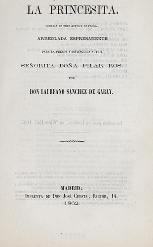 Portada de La princesita