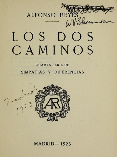 Portada de Los dos caminos