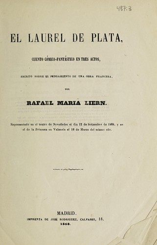 Portada de El laurel de plata