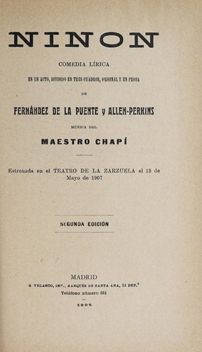 Portada de Ninon