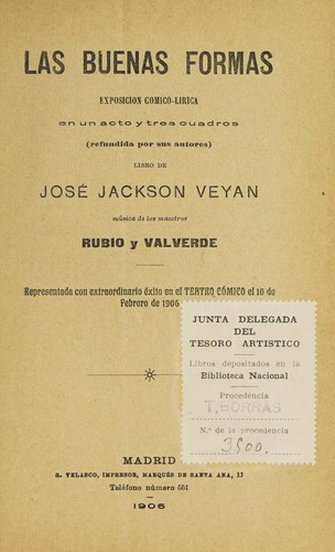 Portada de Las buenas formas