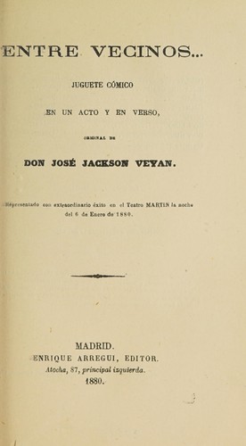 Portada de Entre vecinos