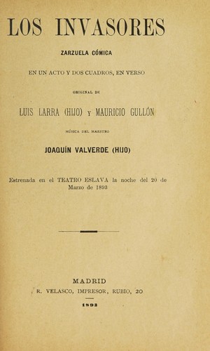Portada de Los invasores