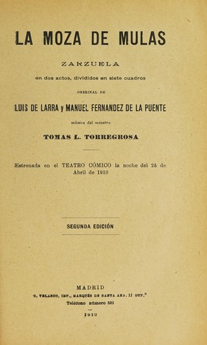 Portada de La moza de mulas