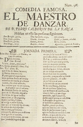 Portada de El maestro de danzar