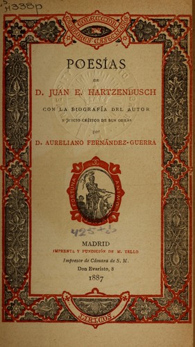 Portada de Poesias
