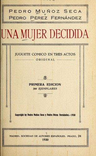 Portada de Una mujer decidida
