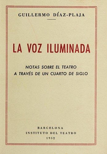 Portada de La voz iluminada