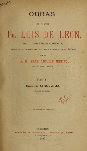 Portada de Obras