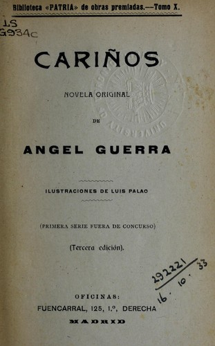 Portada de Cariños