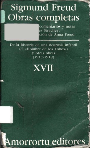 Portada de Obras Completas - Tomo XVII de La Historia de Una Neurosis Infantil